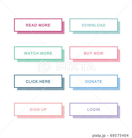 マテリアルデザインのイラスト素材