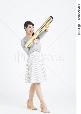 バズーカクラッカーの写真素材