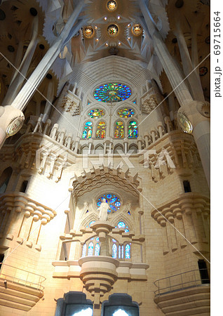 サグラダファミリア裏側の写真素材