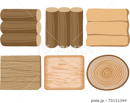 切り株のイラスト素材