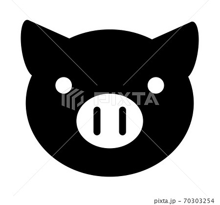 黒豚のイラスト素材