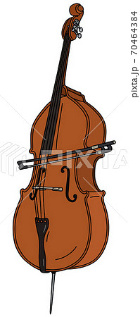 コントラバスのイラスト素材