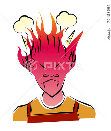 般若のイラスト素材