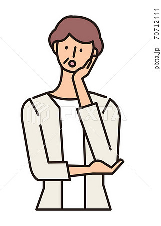 寝そべるのイラスト素材