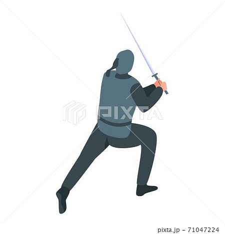 忍び 子ども キャラクター 忍者のイラスト素材