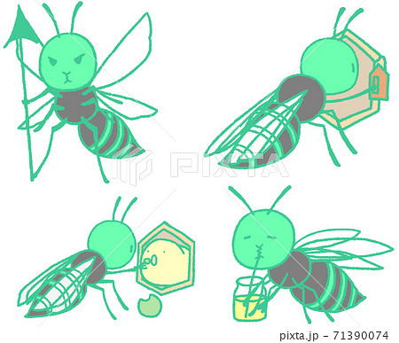 ムシのイラスト素材