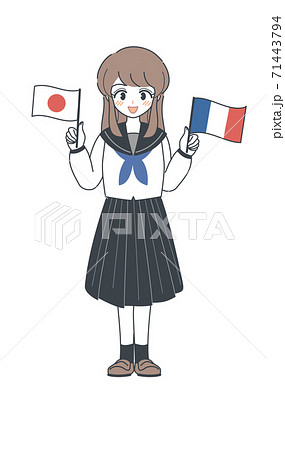 フランス国旗のイラスト素材集 ピクスタ