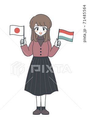 日本国旗のイラスト素材集 ピクスタ