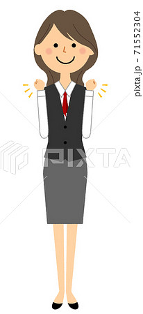 ファイティングポーズ かわいいのイラスト素材