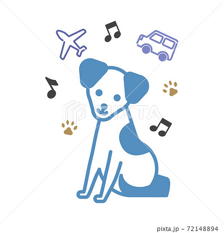 犬記号のイラスト素材