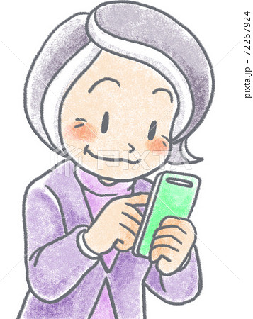 おばあちゃんのイラスト素材集 ピクスタ