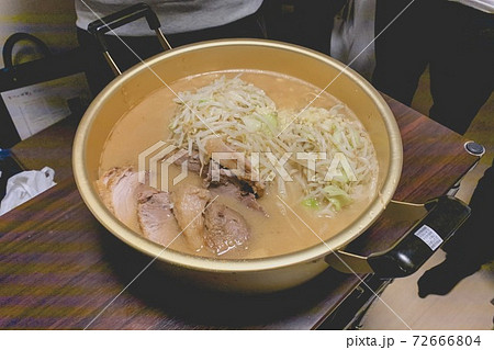ラーメン二郎の写真素材
