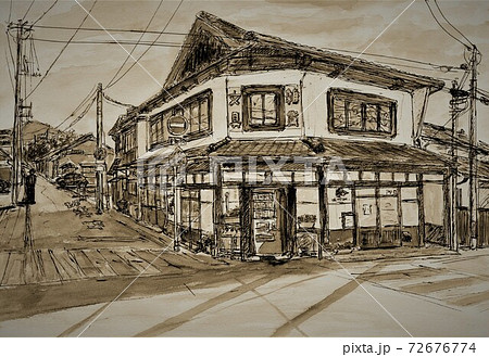 E6レトロな風景画