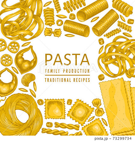 Pasta types Stock Vector Images - Alamy