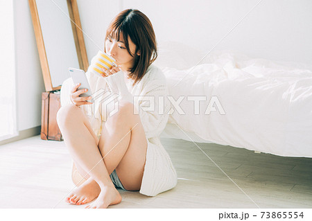 生足の写真素材