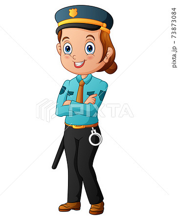おまわりさんのイラスト素材