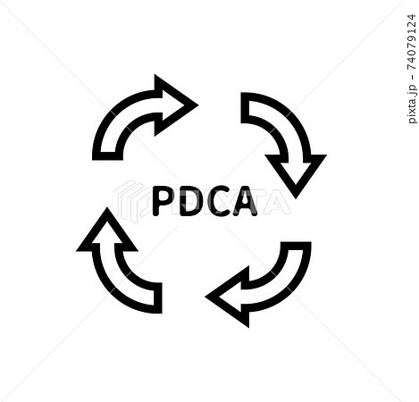 Pdca アイコン素材のイラスト素材