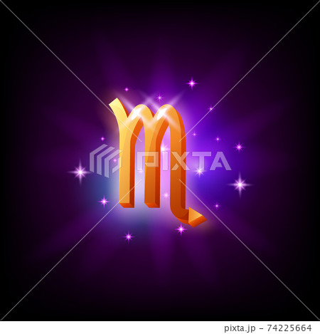 星座 シンボルマーク 蠍座 さそり座の写真素材