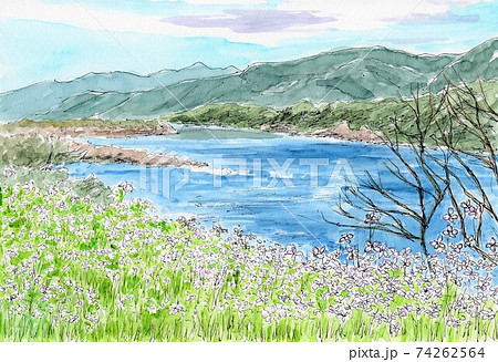 川辺の風景 川辺の風景 - 最高級複製画専門店 《 ワールド・マスタピーシズ