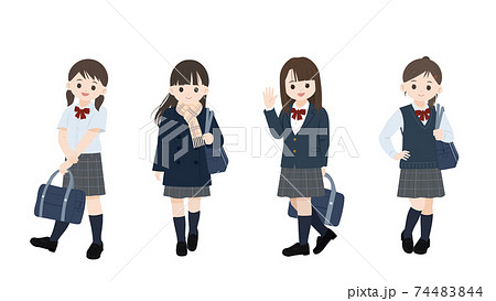 冬服のイラスト素材