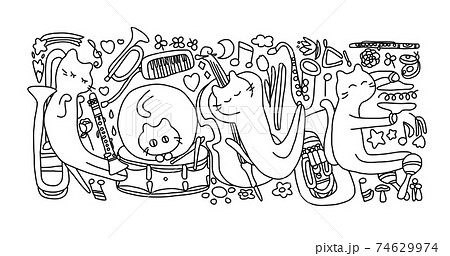 トロンボーン かわいいのイラスト素材 Pixta