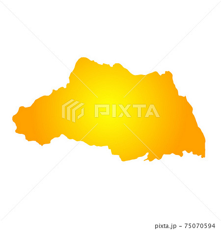 埼玉 埼玉県 地図 日本地図のイラスト素材