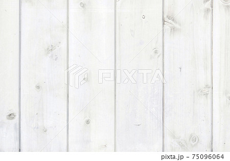 木目 フローリング 白色 壁紙の写真素材