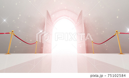 開く ドア 扉 未来のイラスト素材