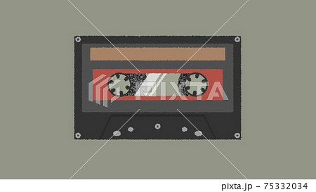 テープレコーダーのイラスト素材