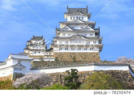 白鷺城の写真素材