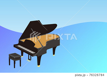 ピアノレッスンのイラスト素材