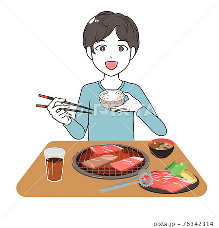 焼肉のイラスト素材集 ピクスタ