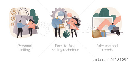 向かい合わせのイラスト素材