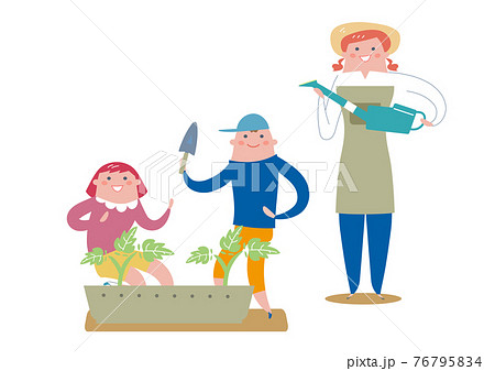 畑仕事のイラスト素材