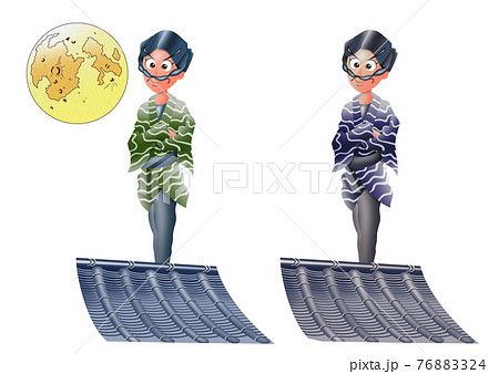 ねずみ小僧のイラスト素材
