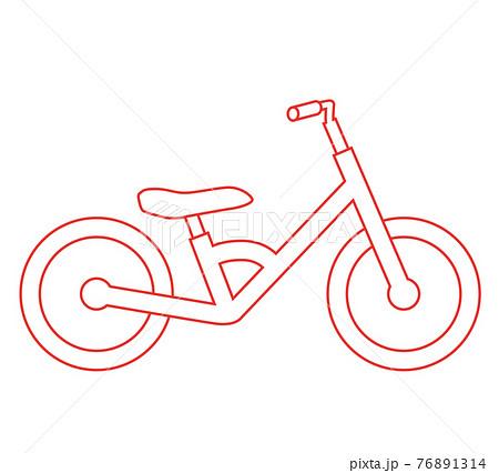 子供用自転車のイラスト素材