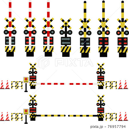 踏切のイラスト素材集 ピクスタ