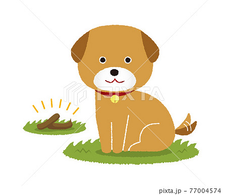 待て 犬のイラスト素材