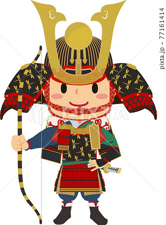 武将 兜のイラスト素材