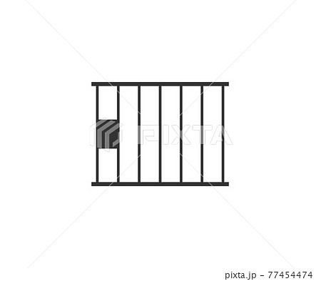 監獄 背景 牢獄のイラスト素材