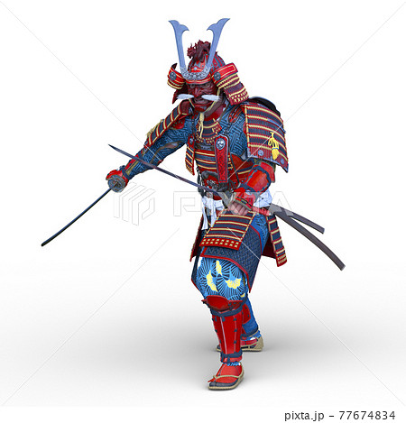 侍 鎧の写真素材