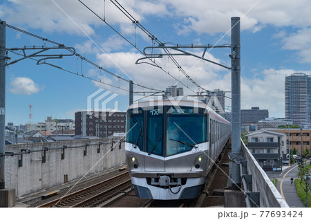 鉄道 車両 Tx 1000系 交通の写真素材