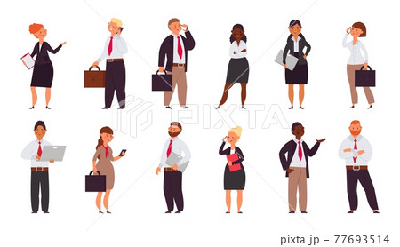 グランドスタッフのイラスト素材