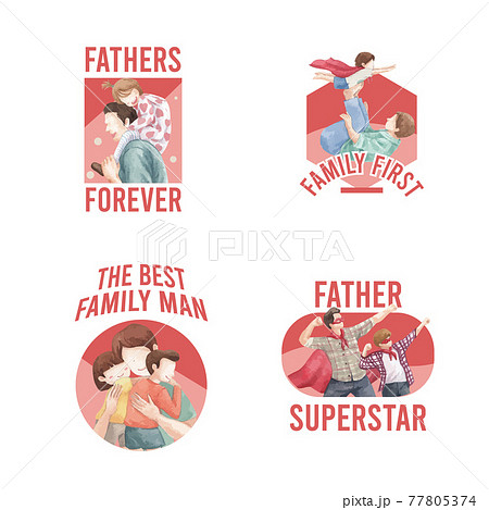 ファミリー 家庭 家族 ロゴのイラスト素材