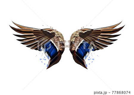 天使 背景 きれい 綺麗のイラスト素材 天使 背景 きれい 綺麗のイラスト素材