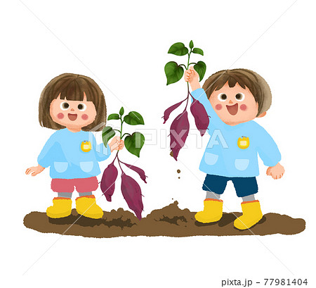 農業体験のイラスト素材