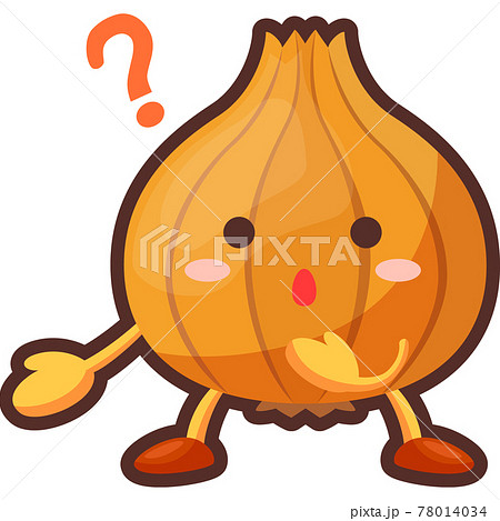 野菜 キャラクター かわいい たまねぎのイラスト素材