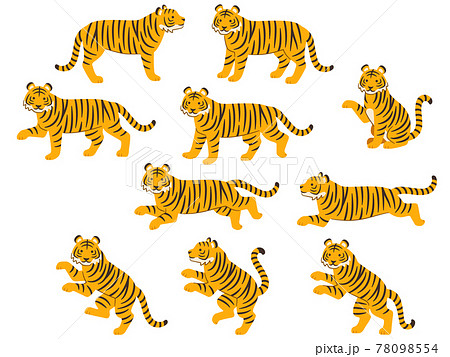 動物 横顔のイラスト素材