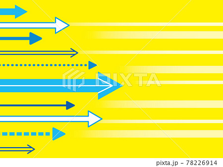 スピード 矢印 勢い イラストのイラスト素材