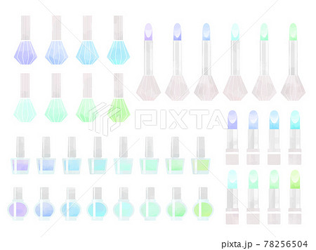 ネイル用品のイラスト素材